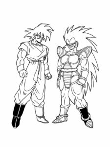 Dragon Ball Z coloring page