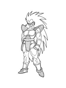 Dragon Ball Z coloring page