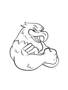 Eagle coloring page