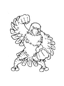 Eagle coloring page