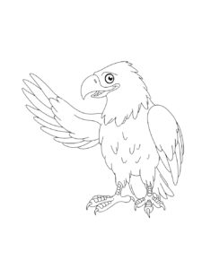 Eagle coloring page