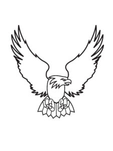 Eagle coloring page