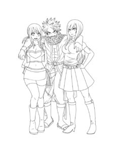 Fairy Tail coloring page