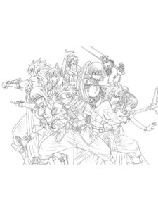 Fairy Tail coloring page