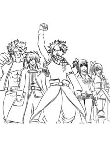 Fairy Tail coloring page