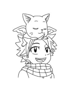 Fairy Tail coloring page