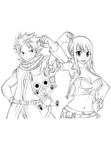 Fairy Tail coloring page