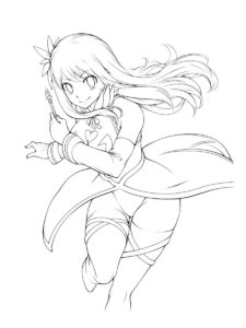 Fairy Tail coloring page