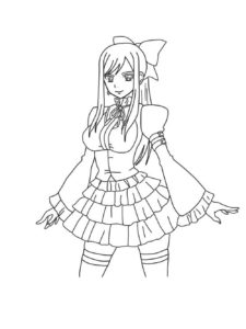 Fairy Tail coloring page