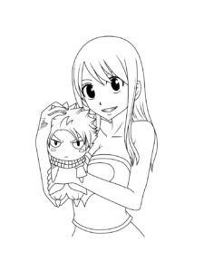 Fairy Tail coloring page