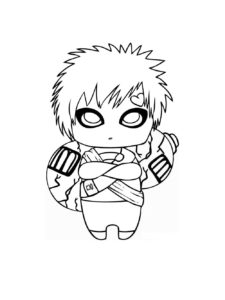 Gaara coloring page