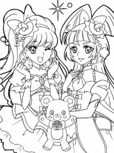 Glitter Force coloring page