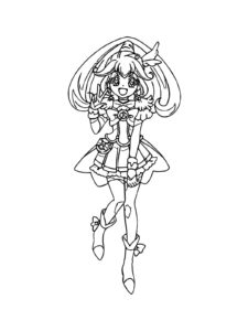 Glitter Force coloring page