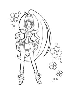 Glitter Force coloring page