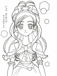 Glitter Force coloring page