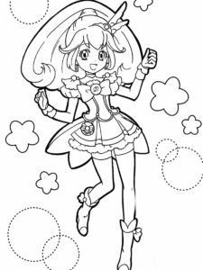 Glitter Force coloring page