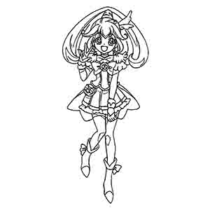 Glitter Force coloring pages