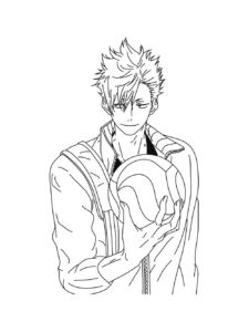 Haikyuu coloring page