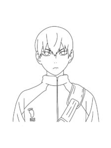 Haikyuu coloring page