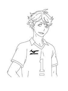 Haikyuu coloring page