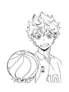 Haikyuu coloring page