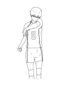 Haikyuu coloring page