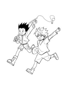 Hunter x Hunter coloring page