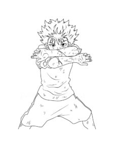 Hunter x Hunter coloring page