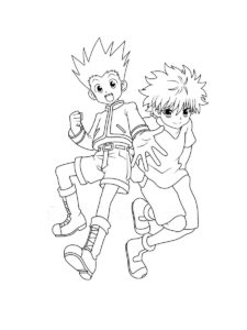 Hunter x Hunter coloring page