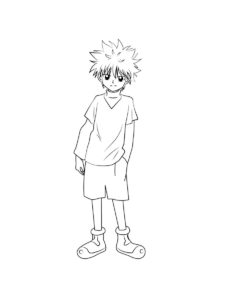 Hunter x Hunter coloring page