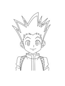 Hunter x Hunter coloring page