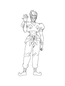 Hunter x Hunter coloring page