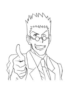 Hunter x Hunter coloring page