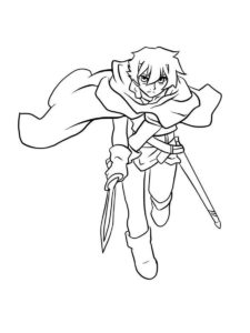 InuYasha coloring page