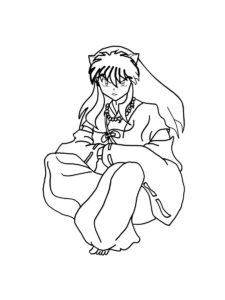 InuYasha coloring page