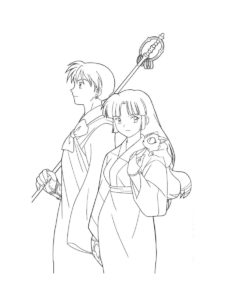 InuYasha coloring page