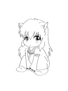 InuYasha coloring page