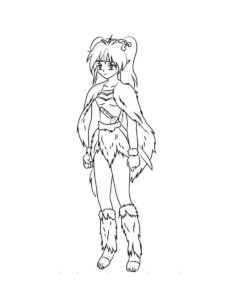 InuYasha coloring page