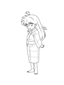 InuYasha coloring page