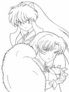 InuYasha coloring page