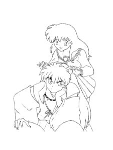 InuYasha coloring page