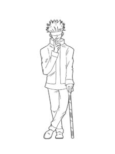 Jujutsu Kaisen coloring page