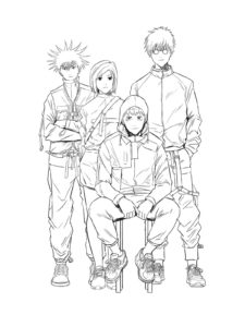 Jujutsu Kaisen coloring page