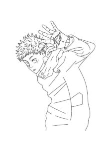 Jujutsu Kaisen coloring page