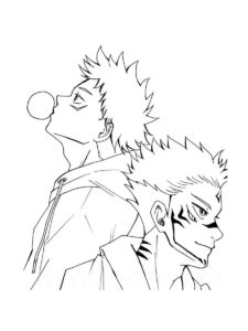 Jujutsu Kaisen coloring page