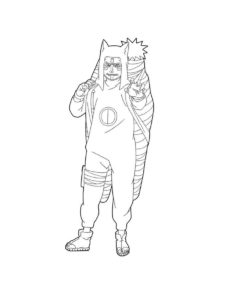 Kankuro coloring page