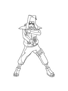 Kankuro coloring page