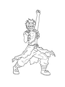 Kirishima coloring page