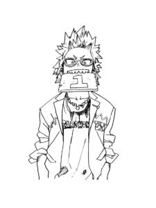 Kirishima coloring page