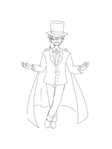 Kuroba Kaito coloring page